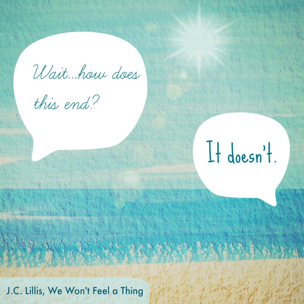 We Won't Feel a Thing: YA fiction | contemporary fantasy