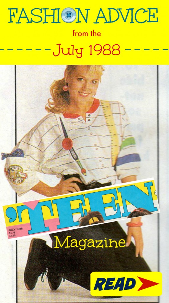 Fashion Advice from the 1988 Teen Magazine