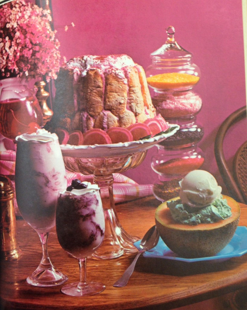 1970s food photography | dessert
