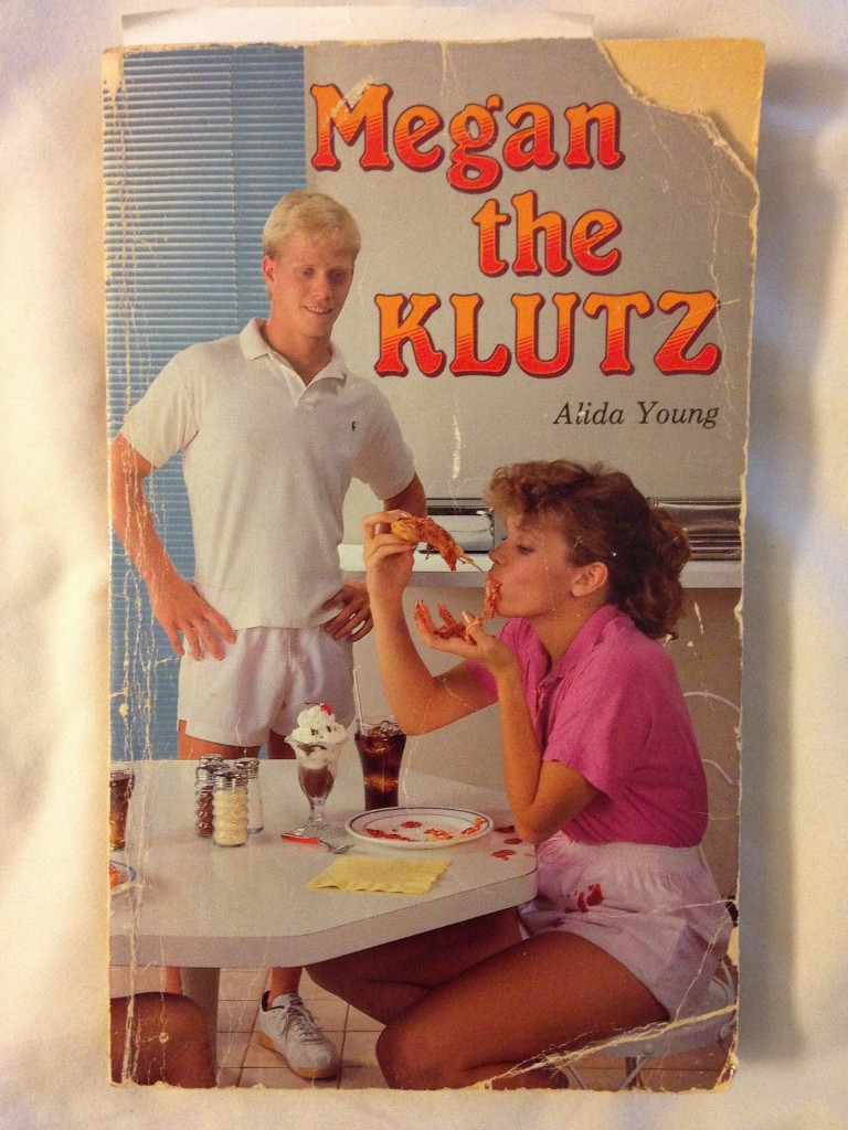 Megan the Klutz YA book cover