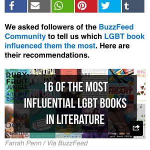 BuzzFeed LGBT books